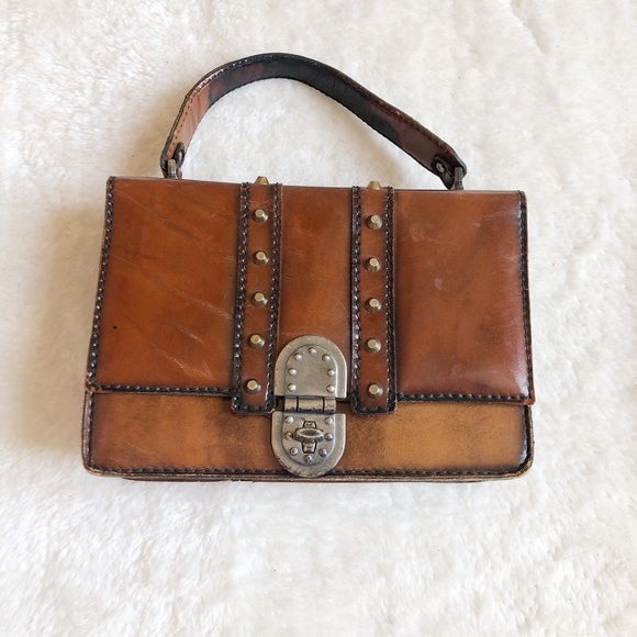 VINTAGE SMALL HANDBAG - Picture 2 of 9